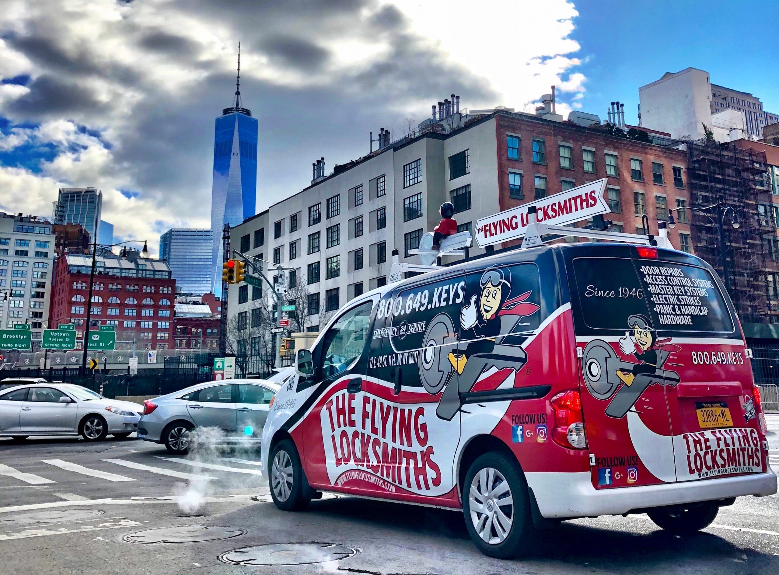 Inside a FlyLock Van